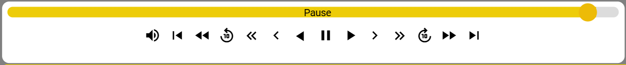 Media control widget